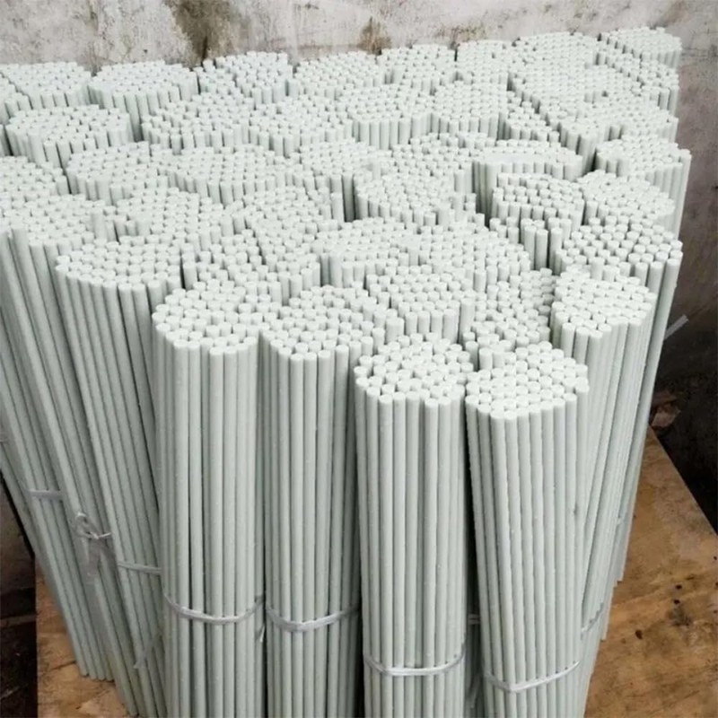 10 pcs Round Fiberglass Solid Rod Blank Dia 5mmX420mm Length