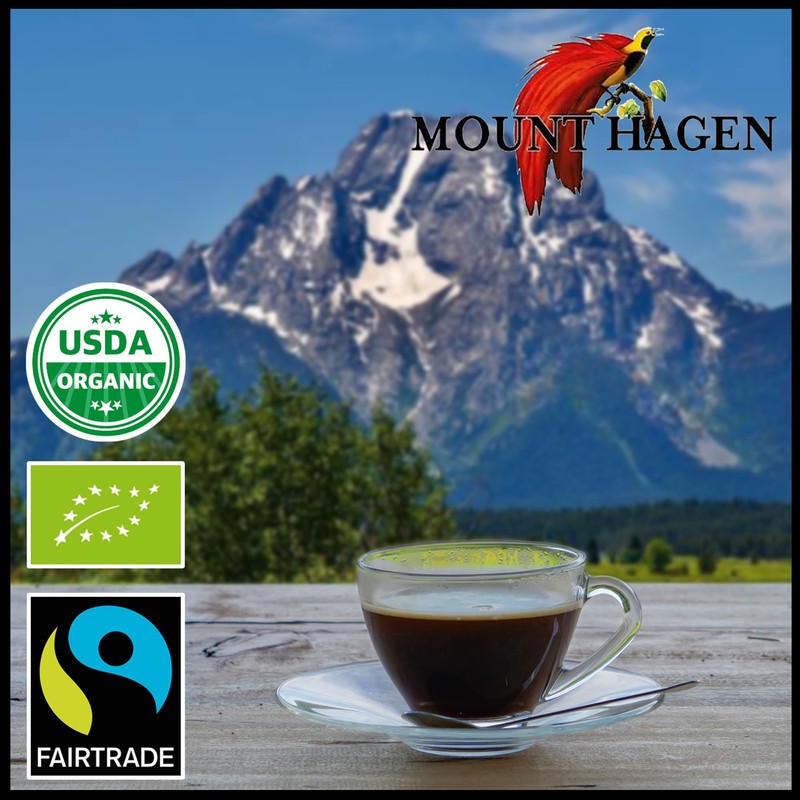 Mount Hagen 250 Count Single Serve Instant Coffee Packets -