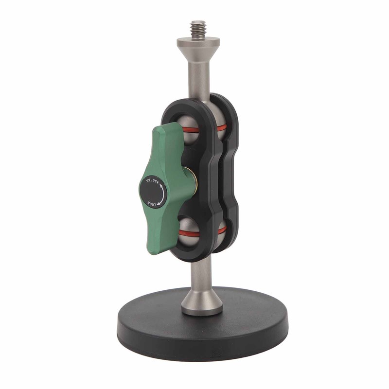 Magnetic Car Mount with Dual 360 Degree Ball Head 1/4inch