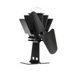 Alcona Heat Powered Wood Stove Fan, 100CFM, 7.9" Blade, Black