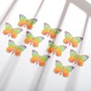 10 piezas de atrapasoles, colgante de ventana de mariposa de