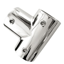 1PC Heavy Duty 316 Stainless Steel 90 Degree Pipe Tube Connector Clamp Boat Hardware，Marine Pipe Connectors Marine Yacht Railing Handrail ， (7/8inch, Type:90 Degree)
