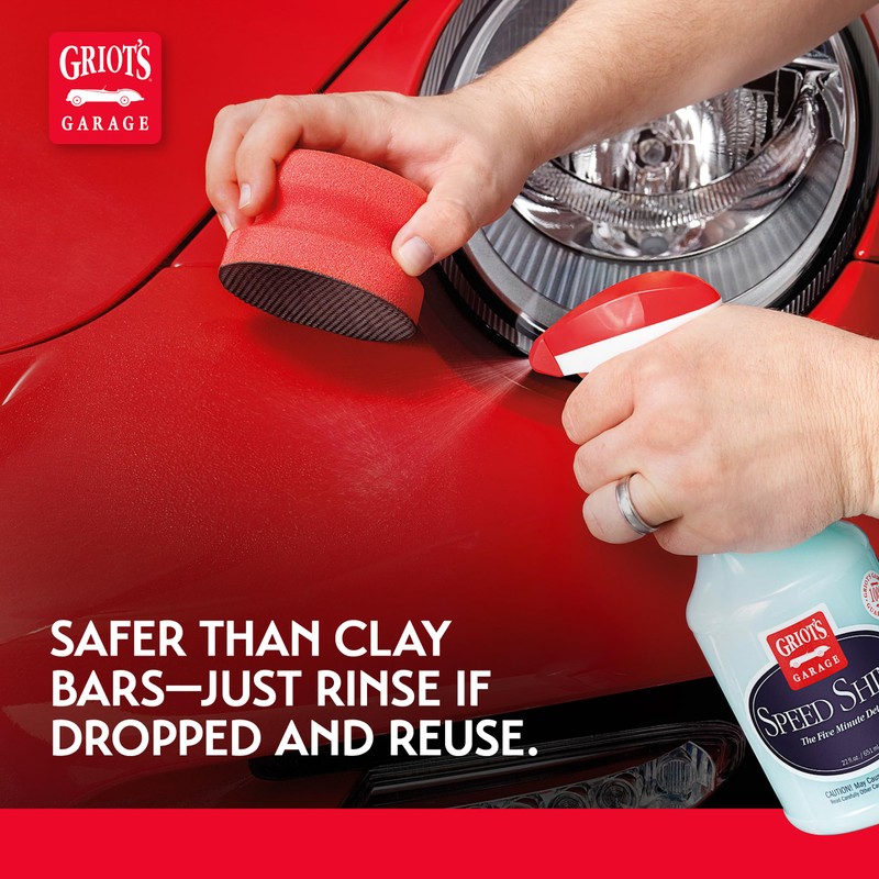 Griot's Garage Brilliant Finish Synthetic Clay for Car Detailing, Creates