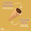 Muddy Bites Waffle Cone Snacks Bite Sized Chocolate Filled Waffle