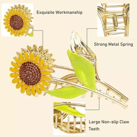 Generic . Ganchos De Cabello De Metal Con Diseño De Flor, 6 Piezas