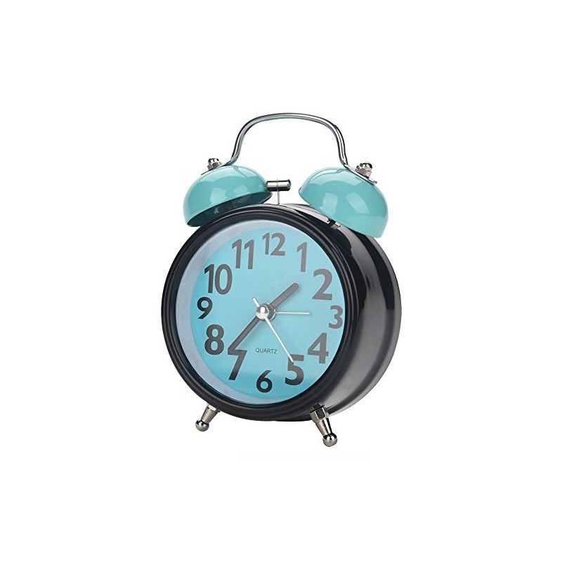 Alarm Clock, Double Bell Ultra Silent Sunrise Alarm Clock for