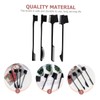 Mikinona 4-in-1 Hairline Combs Double-headed Makeup Brow Brush Kit for