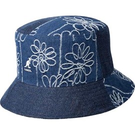 Kangol Denim Mash Up Bucket - Medium Blue Floral/M Bucket Hat