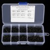 800pcs M2 Carbon Steel Countersunk Screw Cross Screw Self Tapping