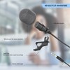 DigiPower Vlogging Kit Instructor mit LED Videoleuchte, Clip-on Lavalier Mikrofon,