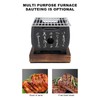 Charcoal Grill, Aluminum Alloy Even Heat Distribution Japanese Style BBQ