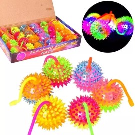 DAS 12 Pelotas De Pico Luz Led Juguete Piñata Fiesta Bolo Regalo
