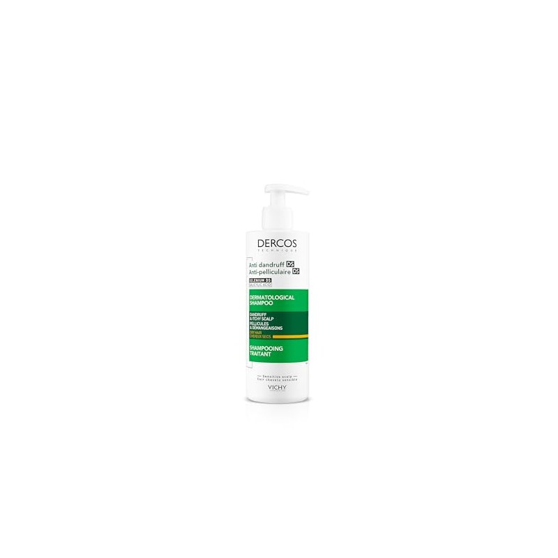 Vichy Dercos Shampoo Anti Casp Sec, 390 ml