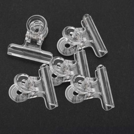 Nail Pinching Tool, 5pcs C Curve Nail Extension Clips Plastic Acrylic Nail Pincher Tool Nail Pinching Clips C Curve Nail Tips Art Accessories for Quick Building DIY Manicure Nail Art(transparency)