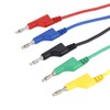 5 Pieces 1 m 4 mm Banana Plug Power Cord