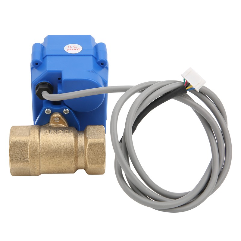 Alarm Sensor Single Brass Ball Valve DualWay Water Leaking Detection