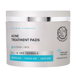 Acne Treatment Pads- Eliminates Cystic Breakouts, Oily Skin & Clogged Pores. Clear Pimple, Whitehead, Blackhead, Dark Spots & Improve Skin Texture.