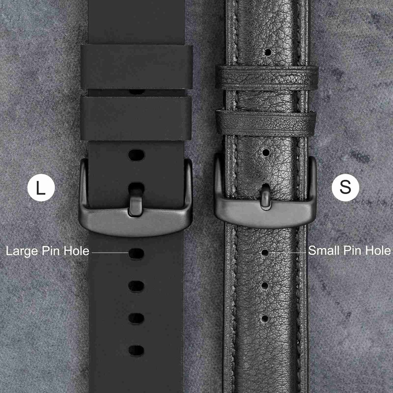 WOCCI 20mm Replacement Buckle for Watch Strap, Large Pin Hole