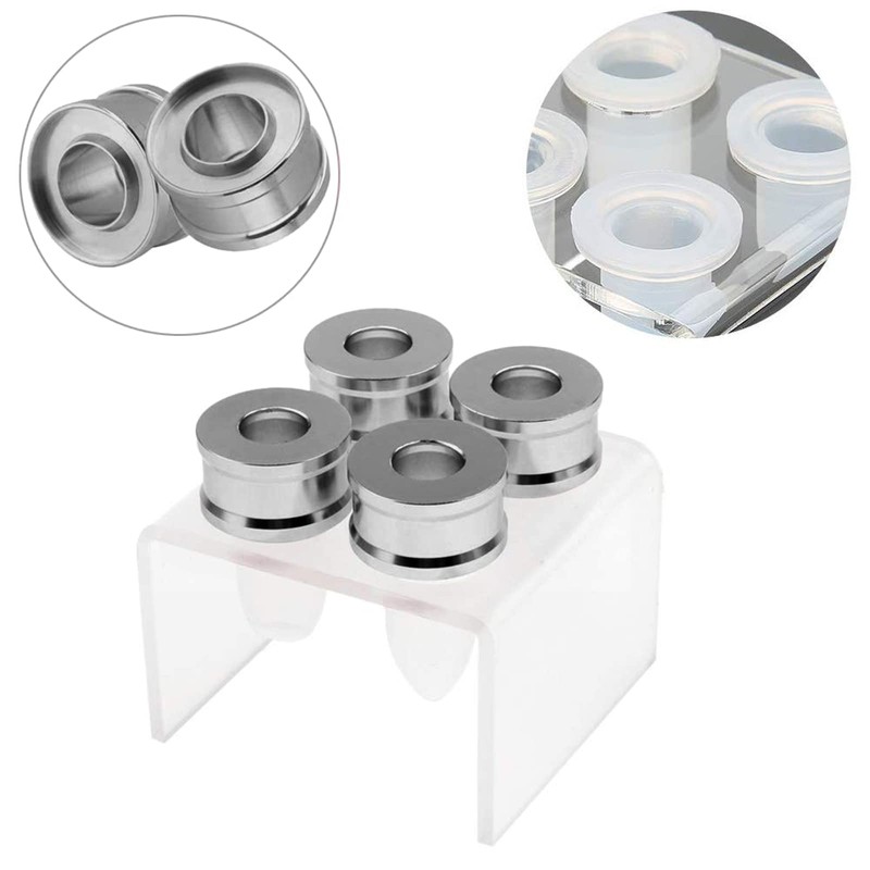 Kalolary Juego de moldes de silicona para hacer pintalabios con