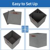 Temary 12x12 Storage Cube Bins 4 Pack Fabric Storage Cubes