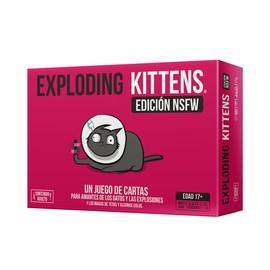 Exploding Kittens NSFW Cat Lovers & Explosions Card Game 17+ 2 to 5 Players 15 Minutes Per Game Spanish