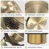 Champagne Brushed Gold Bronze Bathtub Drain, Hair Catcher and 2-Hole