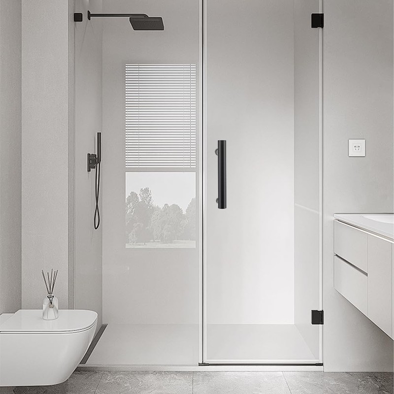 Shower Door Handle 145mm Hole to Hole Stainless Steel Door