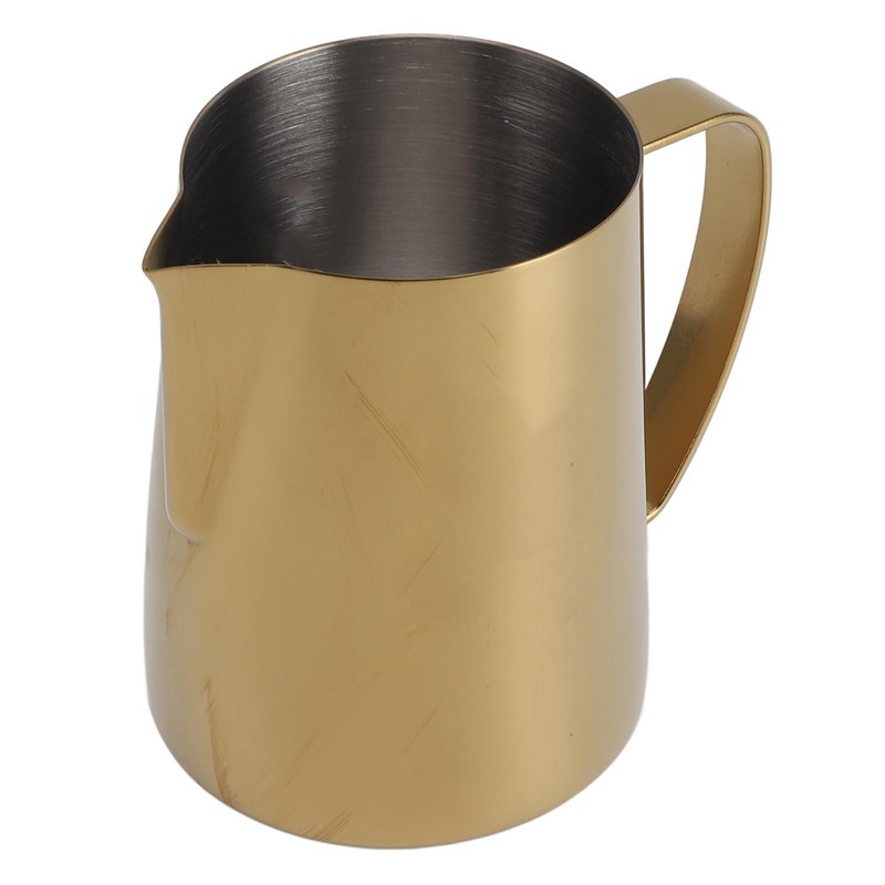 Milk Frothing Pitcher 304 Stainless Steel Coffee Steaming Pitcher Multipurpose