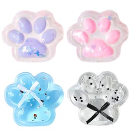 Pack of 4 Squishy Paws, Taba Squishy, Cat Paws Squishy, Fufu Squishy, Squishy Cat Paw, Squeeze Toy Squishy Paw, Cute Soft Cat Paws, Squeeze Toy for Children Adults