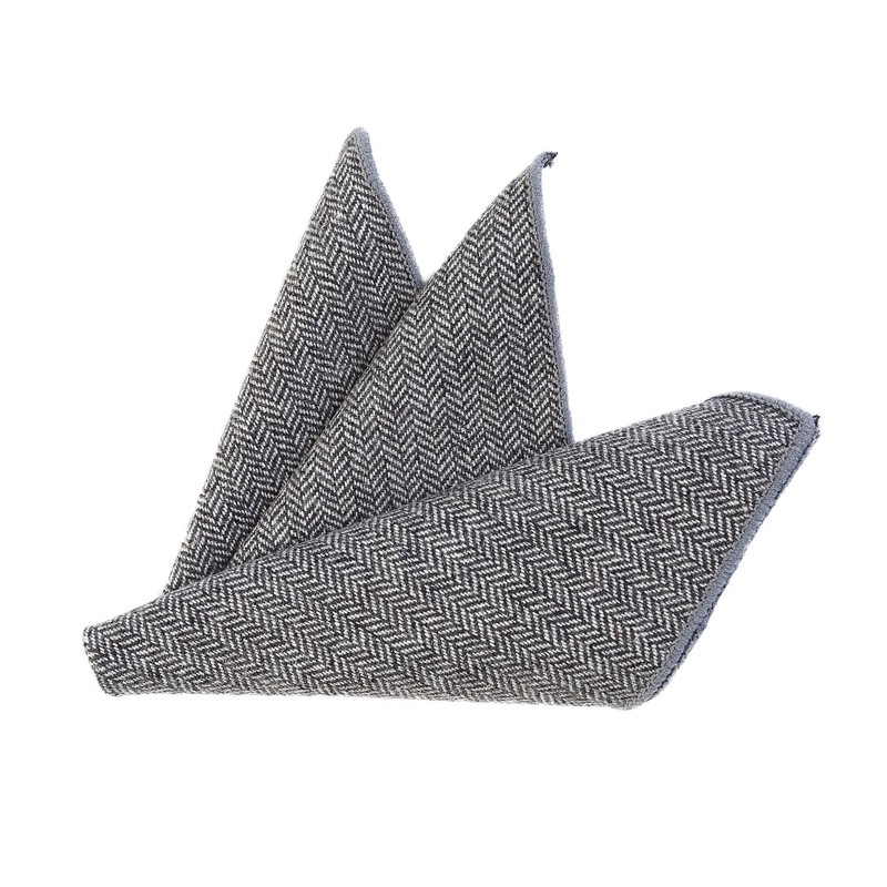DonDon Men's Pocket Square Handkerchief 23 x 23 cm Cotton
