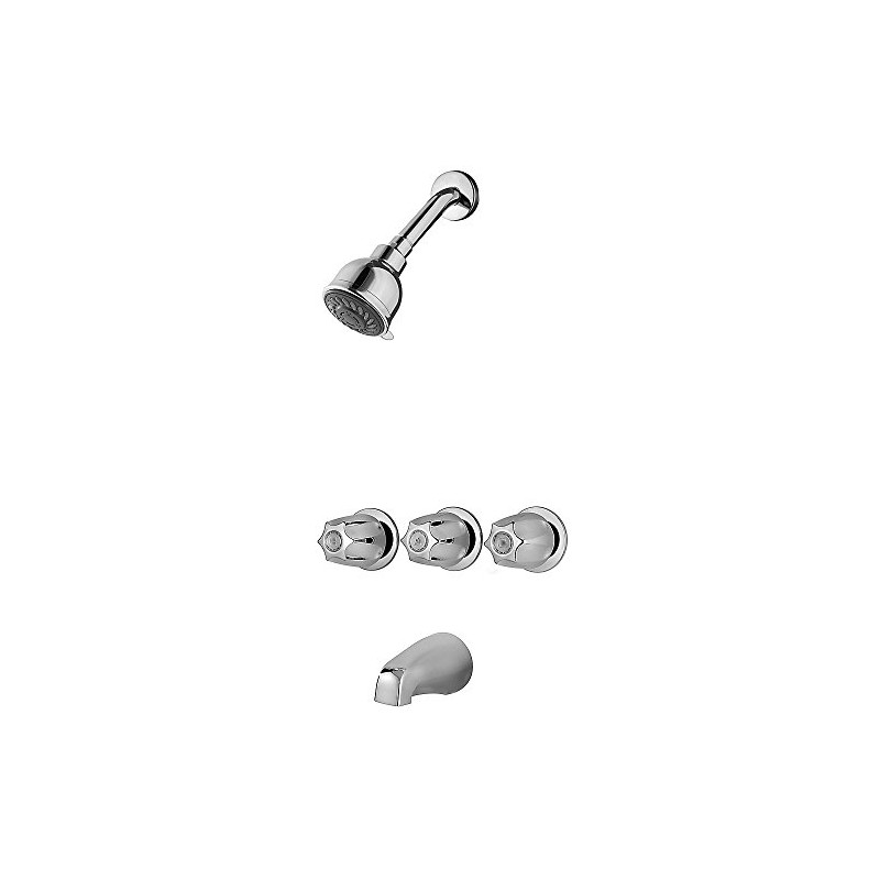 Pfister LG01-3120 showerhead-Replacement-Parts 3 Tub & Shower Faucet with Metal