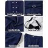 LOLANTA Boys Summer Suit Double Breasted Vest Set Kids Birthday