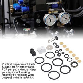 12V PCP Air Compressor Replacement Parts 30mpa Metal PVC Sealing Ring Piston Ring Set for High Pressure Pump
