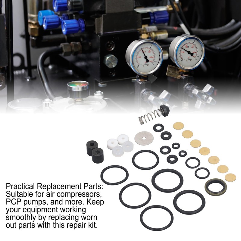 12V PCP Air Compressor Replacement Parts 30mpa Metal PVC Sealing