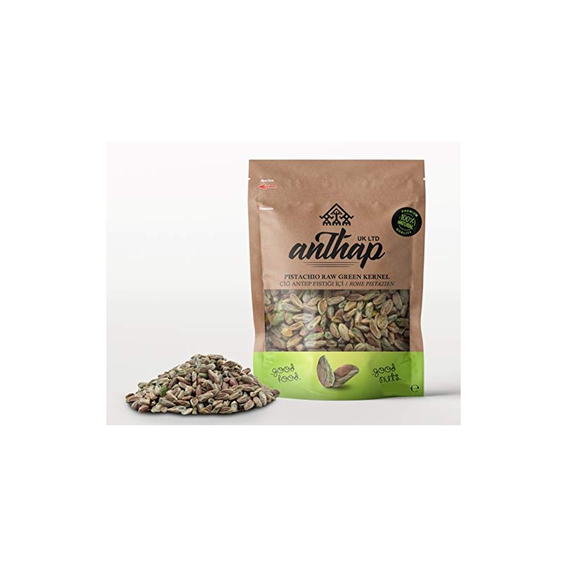 Anthap - Antep Pistachio Raw Green Kernel - 300g