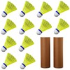 Paifeancodill Badminton Shuttlecocks Birdies, 12 Pcs Nylon Badminton Birdies, Feather