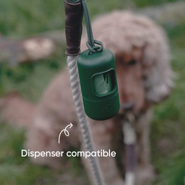 Beco Strong & Large Poop Bags - 120 Bags (8 Rolls of 15) - Mint Scented - Dispenser Compatible Dog Poo Bags