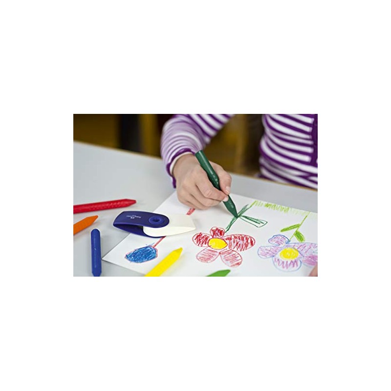 Faber-Castell Crayones Jumbo de Agarre Ergonómicos (Paquete de 12)