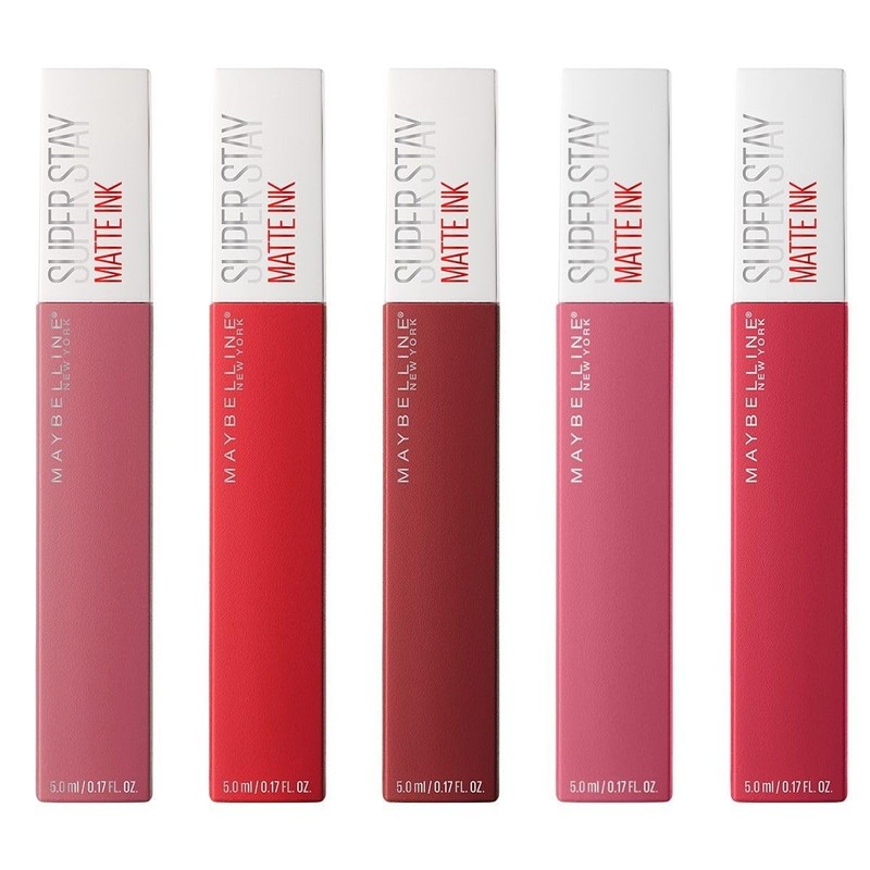 Maybelline 5 pack labiales liquidos matte larga duracion superstay matte