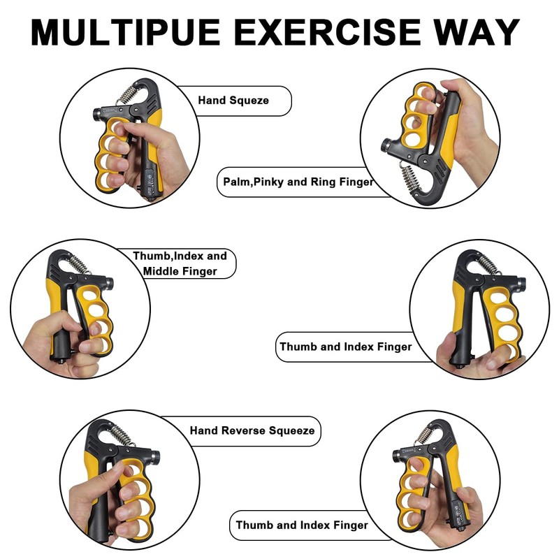 Ruayia Hand Trainer, Grip Strength Trainer for Fitness Strength Training,