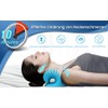 EZSIDE Neck Stretcher, Relaxation Pillow for Neck (Blue)