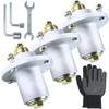NIDAIFEI 3 Pack 607418 Spindle Assembly Replaces Hustler 601804 Spindle