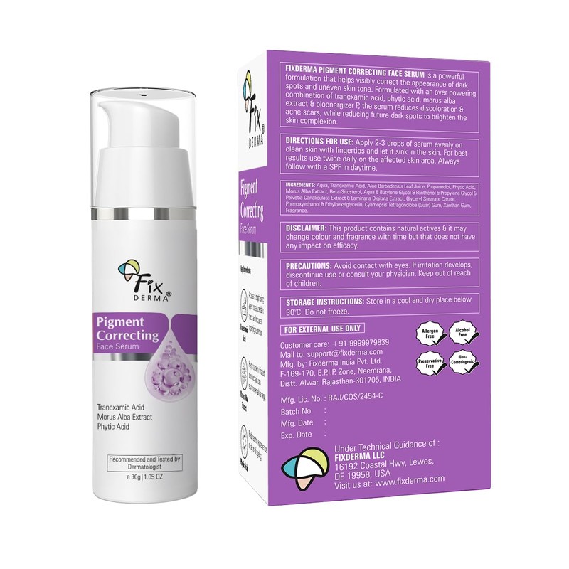 Fixderma Tranexamic Acid Pigment Correcting Serum | Face Serum for