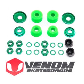 Venom Skateboards Trucks Universal Bushing & Nuts Rebuild Kit - Cylinder - Soft 80a
