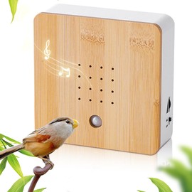 LOMUG Bird Chirping Motion Sensor Box, Natural Sound Box, Bird Singing, Decorative Box with Nature Sound, Bird Sound Box, Motion Sensor with Wall Mount for Bathrooms, Toilets, Spa, Relaxation