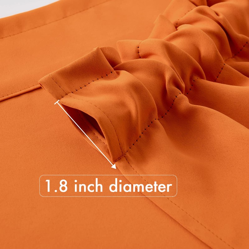 MIULEE Fall Window Valance for Bedroom Living Room Kitchen Bathroom