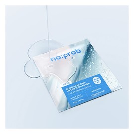 No-Prop Moisture Soothing Blue Azulene Hydrogel Mask (5 Sheets) 5 Sheets (Blue Azulene) / 노프랍 수분진정 블루 아줄렌 하이드로겔 마스크 (5매입) 5매입 (블루아줄렌)