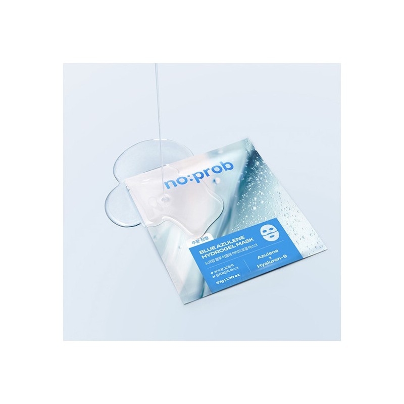 No-Prop Moisture Soothing Blue Azulene Hydrogel Mask (5 Sheets) 5