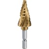 TRUSCO 3S-NMS-19G Hex Shank Step Drill, 3-Blade Titanium Coating, 0.2
