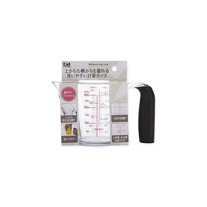 Kai Corporation KAI DH8127 Measuring Cup, Weighed From Top, Wide